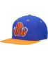 Фото #1 товара Men's Blue and Orange New York Knicks Upside Down Snapback Hat