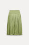 Zw collection pleated yoke skirt