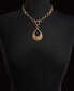 ფოტო #3 პროდუქტის Circle Link Pendant Choker Necklace, 17-1/4" + 3" extender, Created for Macy's