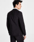 Фото #2 товара Men's Skinny-Fit Wool Tuxedo Jacket