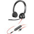 Headphones with Microphone HP Blackwire 3325-M Black