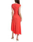Фото #2 товара Lafayette 148 New York Asymmetric Silk-Blend Dress Women's
