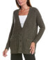 Фото #1 товара Eileen Fisher Button Front Cashmere-Blend Cardigan Women's Gray M