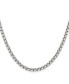 Фото #1 товара Chisel stainless Steel 3.9mm Rounded Box Chain Necklace