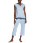 Ellen Tracy 2Pc Shirt & Pant Set Women's