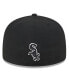 Men's Black Chicago White Sox 59FIFTY Day Team Pop Fitted Hat Черный, 7 1/8 - фото #4