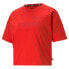 Фото #1 товара Футболка с коротким рукавом женская Puma Essentials Logo Красный