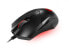 Фото #7 товара MSI CLUTCH GM08 Optical Gaming Mouse '4200 DPI Optical Sensor - 6 Programmable button - Symmetrical design - Durable switch with 10+ Million Clicks - Weight Adjustable - Red LED' - Ambidextrous - Optical - USB Type-A - 4200 DPI - Black