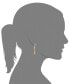 ფოტო #4 პროდუქტის Figure 8 Hoop Earrings in 14k Gold Vermeil, 2-1/2" (Also in Sterling Silver)