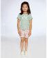 ფოტო #3 პროდუქტის Girl Rib Top With Print Frosty Green - Child