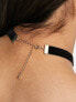 ASOS DESIGN choker necklace with pearl detail