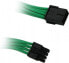 Фото #1 товара BitFenix 8 Pin PCIe - 45cm - 0.45 m - PCI-E (8-pin) - PCI-E (8-pin) - Male - Female - Black - Green