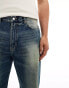 Weekday Galaxy loose fit baggy jeans in heavy blue wash