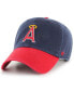 Men's Navy California Angels 1997 Halo Logo Cooperstown Collection Clean Up Adjustable Hat