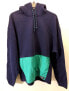 Фото #3 товара Levi's Men's Fleece Utility Hoodie Sweatshirt-Navy Green with Zip Pocket Size M