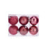 Set of Christmas balls Pink PVC Ø 8 cm (24 Units)