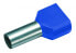 Фото #1 товара Cimco 182402 - Wire end sleeve - Tin - Straight - Blue - Metallic - Copper - Polypropylene (PP)