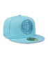Фото #4 товара Men's Blue Brooklyn Nets Color Pack Foam 59FIFTY Fitted Hat