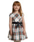 Фото #3 товара Toddler and Little Girls Plaid Fit-and-Flare Dress