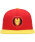 Men's Red Iron Man Snapback Hat