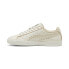 Puma Clyde Coffee 39724001 Mens Beige Leather Lifestyle Sneakers Shoes