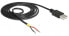 Фото #3 товара Разъем USB Delock 85664 - 1.5 метра - USB A - USB 2.0 - 480 Mбит/с - Черный
