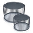 PROSPERPLAST Clubo Collection 56.8x34.8x45 cm ZA4322 Stainless Steel Basket 2 Units