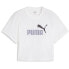 Фото #2 товара PUMA Girls Logo Cropped short sleeve T-shirt