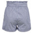 ONLY Smilla Stripe Belt denim shorts