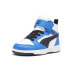 Фото #2 товара Puma Rebound V6 Mid High Top Lace Up Toddler Boys Black, Blue, White Sneakers C