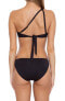 Trina Turk 285751 One-Shoulder Bikini Top in Black Size 4