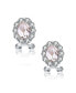 ფოტო #1 პროდუქტის C.Z. Sterling Silver Cubic Zirconia Celebrity-inspired Stud Earrings