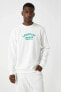 Erkek Beyaz Sweatshirt 3WAM70253MK