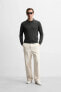 KNIT COTTON - SILK POLO SHIRT