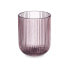 Glass Stripes Pink Crystal 270 ml (6 Units)