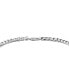 ფოტო #3 პროდუქტის EFFY® Men's Black Spinel Cluster Box Link Bracelet in Sterling Silver