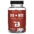 NutraChamps, D3 + B12, Raspberry, 60 Vitamin Gummies