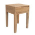 Side table STRAIGHT LINE Natural Mango wood 40 x 40 x 65 cm