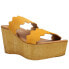 Фото #2 товара Matisse Charlie Platform Womens Yellow Casual Sandals CHARLIE-854