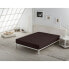 Fitted bottom sheet Alexandra House Living Brown Chocolate 200 x 200 cm