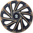 Sparco Varese Wheel Trims - 16 Inch - Gold/Black - Set of 4