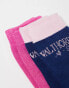 Threadbare Ski 2 pack socks in glitter pink