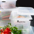 Hermetic Lunch Box Masterpro Foodies polypropylene Squared 1 L 17,6 x 10,8 x 10 cm White Transparent