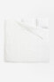 Фото #2 товара Linen-blend King/Queen Duvet Cover Set