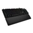 Фото #1 товара Bluetooth-клавиатура с подставкой для планшета Logitech G513 CARBON LIGHTSYNC RGB Mechanical Gaming Keyboard, GX Brown французск