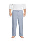 ფოტო #1 პროდუქტის Big & Tall Poplin Pajama Pants
