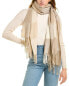 In2 By Incashmere Check Cashmere Wrap Women's Beige