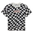 Футболка мужская Vans Warped 66 Check Black / Marshmallow, L - фото #1