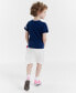 Little Girls Short Sleeve Shift Dress