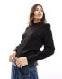 Фото #1 товара JDY high neck long sleeve jumper in black